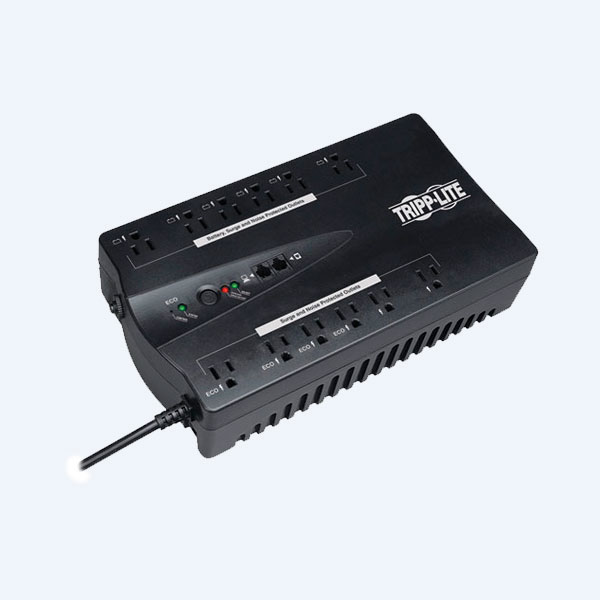No Break Tripp-Lite ECO750UPS, 750VA, 450 W, 12 Contactos, 11.6 min, USB, Protección Telefónica