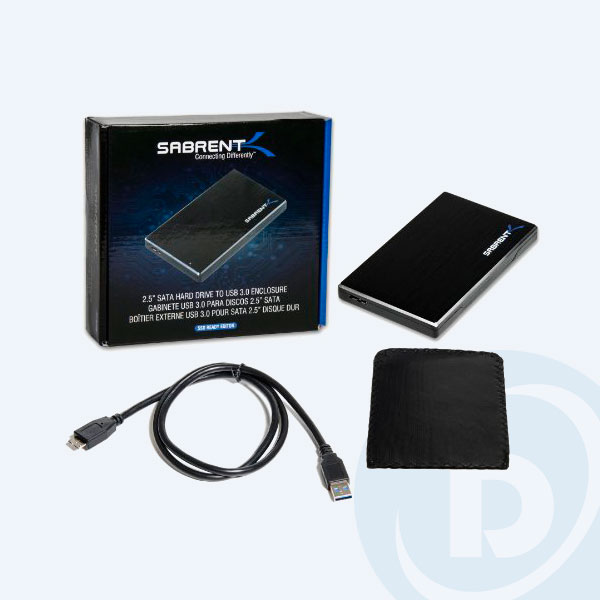 EC-ALUM - Caja para Disco Duro Sabrent EC-ALUM, 2.5&rsquo;&rsquo;,  USB 3.0
