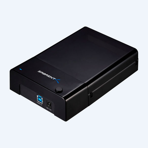 Caja para Disco Duro Sabrent EC-DFLT, Dual,  USB 3.0