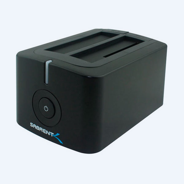 Duplicador de Disco Duro Sabrent EC-HDD2, Bahía Doble, USB 3.0
