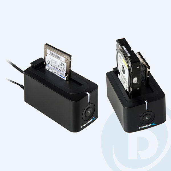 EC-HDD2 - Duplicador de Disco Duro Sabrent EC-HDD2, Bah&iacute;a Doble, USB 3.0