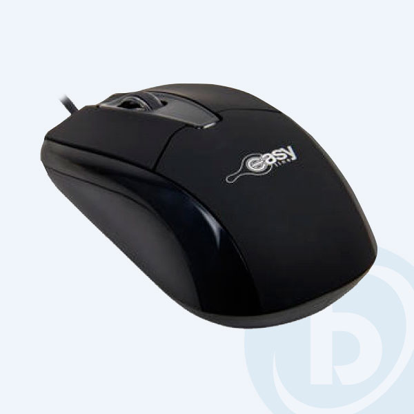 EL-993377 - Mouse &Oacute;ptico EasyLine, USB, Negro, 3 Botones