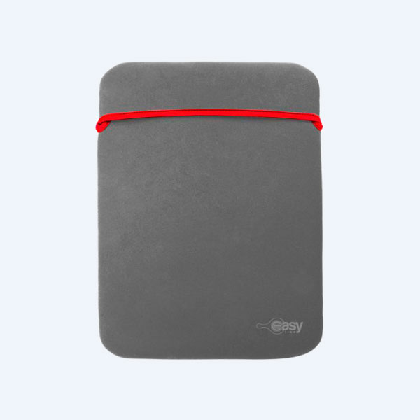 Funda EasyLine 10.2'', Para Tablet y Netbook, Rojo/Gris Reversible