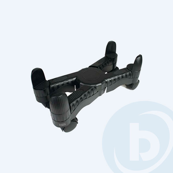 EL-993735 - Base M&oacute;vil EasyLine EL-993735, para CPU, 4 Ruedas, Negro