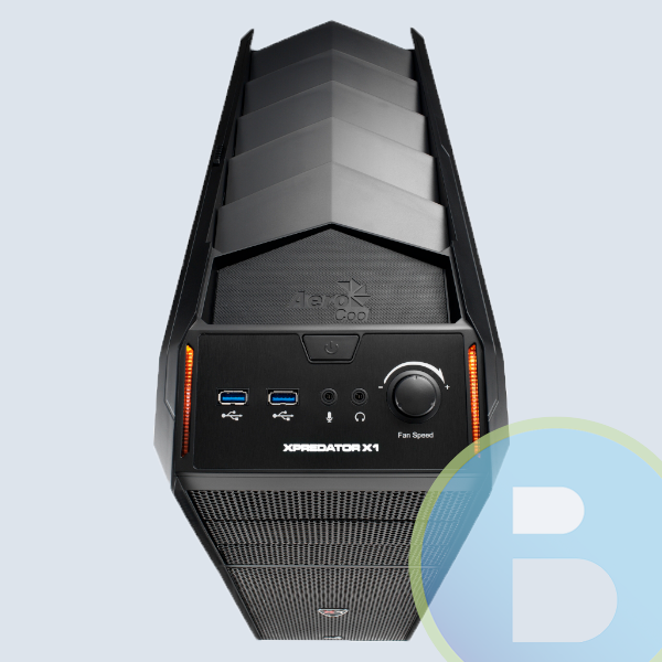 EN57059 - Gabinete AeroCool XPredator X1, Negro/USB 3.0/AudioMic