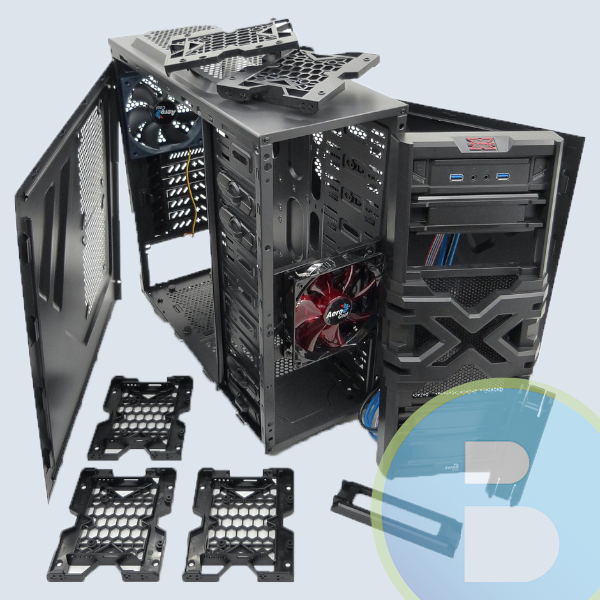 EN58377 - Gabinete AeroCool Strike-X One, ATX/Negro/AudioMic