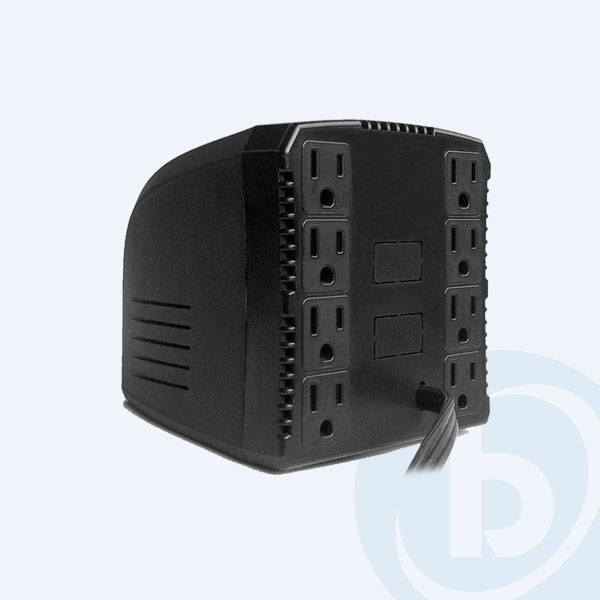 ERV-6-001 - Regulador de Voltaje Complet R Plus, 1300VA, 650W, 8 Contactos