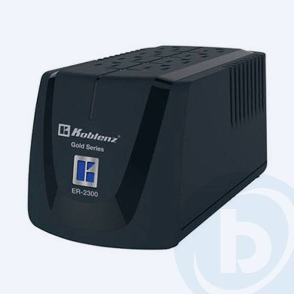 ER-2300 - Regulador de Alto Voltaje Koblenz ER-2300, 2300VA, 1000 Watts, 8 Contactos