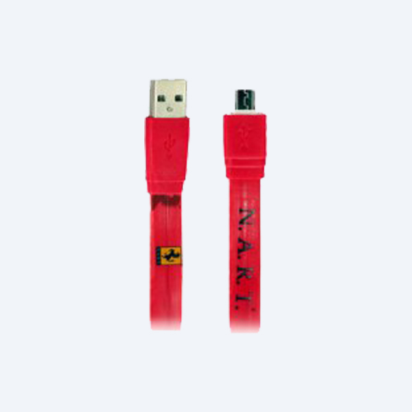 Cable USB Ginga ES15CDMIC11, 2m, Micro USB, Ferrari