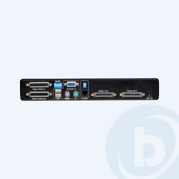 F1DA104Z - Switch KVM Belkin OmniView, 4 Puertos, USB/PS/2