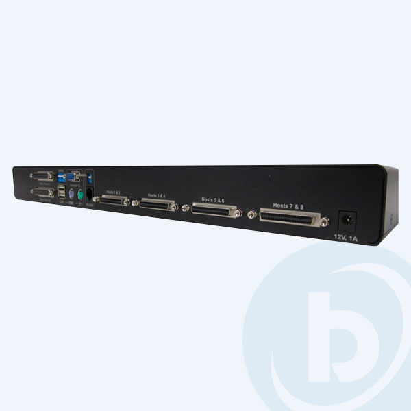 F1DA108Z - Switch KVM Belkin PRO3, 8 Puertos, PS2/USB, Rack, Negro