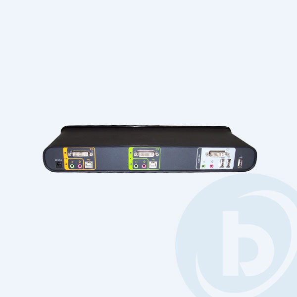 F1DD102L - Switch KVM Belkin soho DVI, 2 PCs Video/Audio