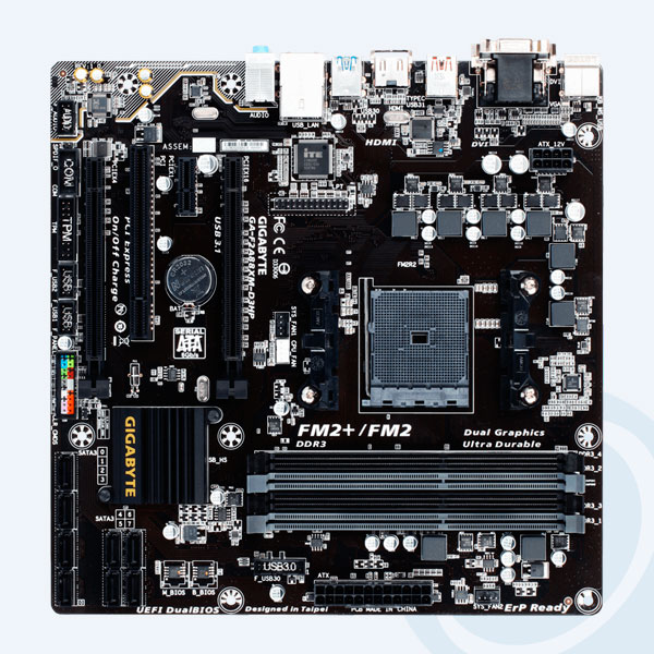 F2A88XM-D3HP - Tarjeta Madre GIGABYTE F2A88XM-D3HP, DDR3 DIMM, S-FM2