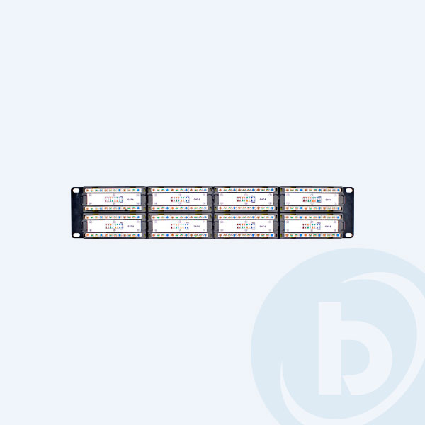 F4P638-48-AB5 - Panel de Parcheo Belkin 48 puertos RJ45, 8W, Cat6