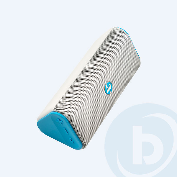 F6S97AA - Bocina HP Roar Blue Wireless Speaker, Inalámbrica, Azul/Blanco