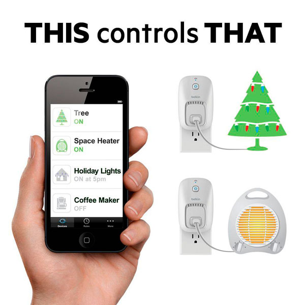 F7C027FC - Belkin Wemo Switch, Interruptor WiFi para iOS y Android