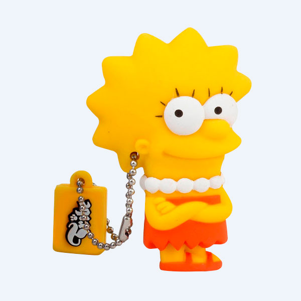 Memoria USB 2.0 Tribe, 8GB, Lisa Simpson