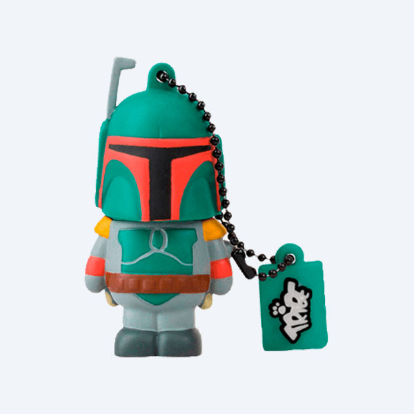 Memoria USB 2.0 Tribe, 8GB, Boba Fett Star Wars