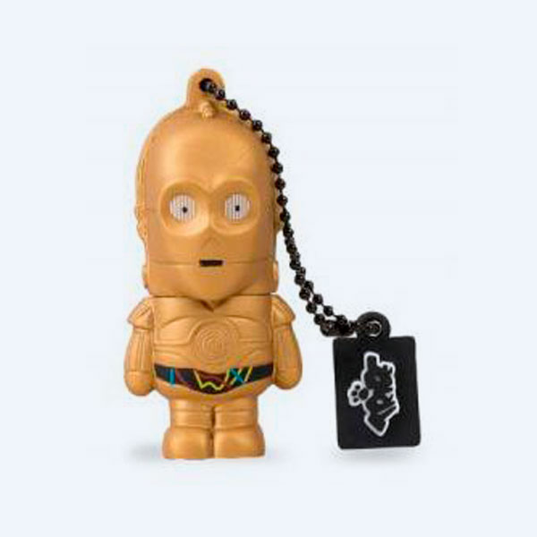 Memoria USB 2.0 Tribe, 8GB, C-3PO Star Wars