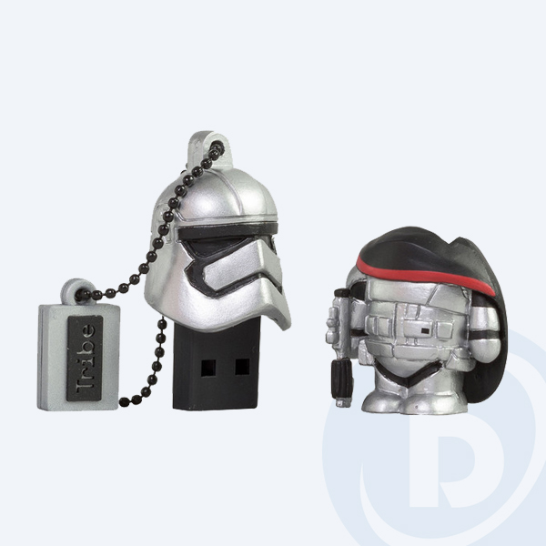 FD030402 - Memoria USB 2.0 Tribe Capit&aacute;n Phasma, 8GB, Plata/Negro