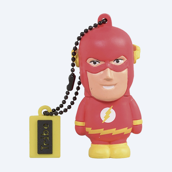 Memoria USB 2.0 Tribe Flash, 8GB, Rojo/Amarillo