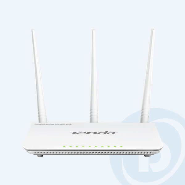 FH303 - Router Inal&aacute;mbrico Tenda N300, 2.4Ghz,10/100 Mbps, 3 Antenas