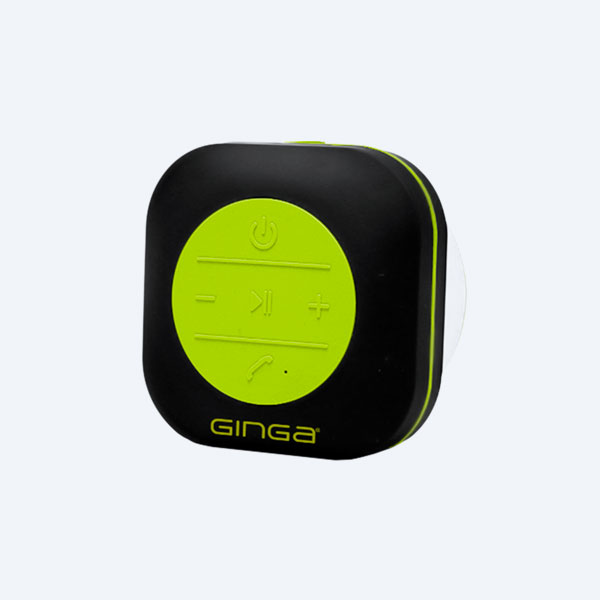 GI15SBTWP-VENE - Bocina Ginga G15SBTWP-VENE, Inalámbrica, Resistente al Agua, Negro/Verde