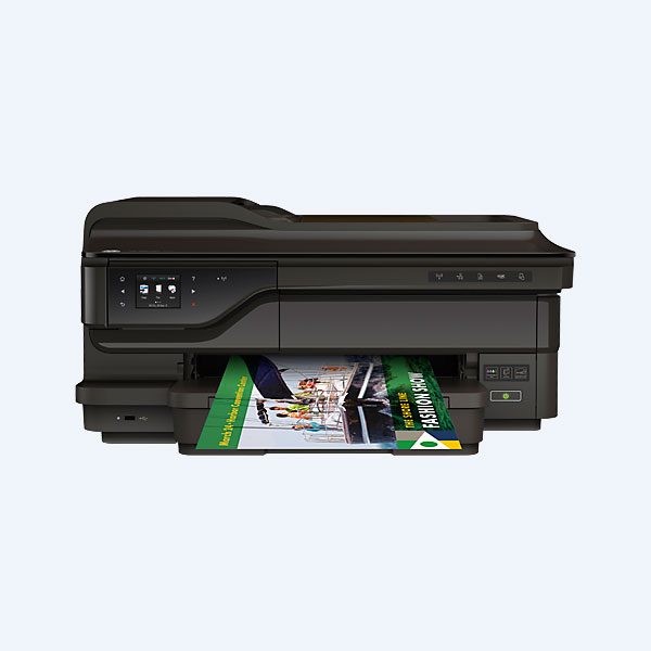 Multifuncional HP OfficeJet 7612, 36ppm Negro 36ppm Color, USB/Ethernet/WiFi, Tabloide