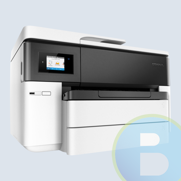 G5J38A#AKY - Multifuncional Inyecci&oacute;n Monocrom&aacute;tico HP 7740, 34 PPM, 18 PPM, Color, WiFi, Doble Carta, D&uacute;plex