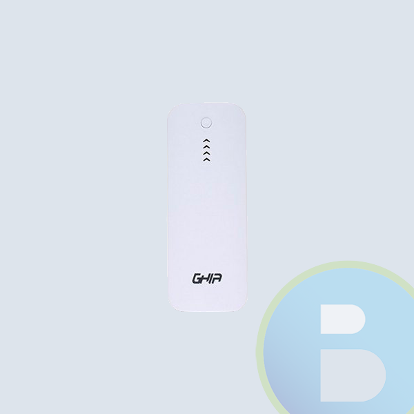 GAC-030 - Bateria Port&aacute;til GHIA GAC-030, 12000 Mah, USB, Lampara LED, Blanco