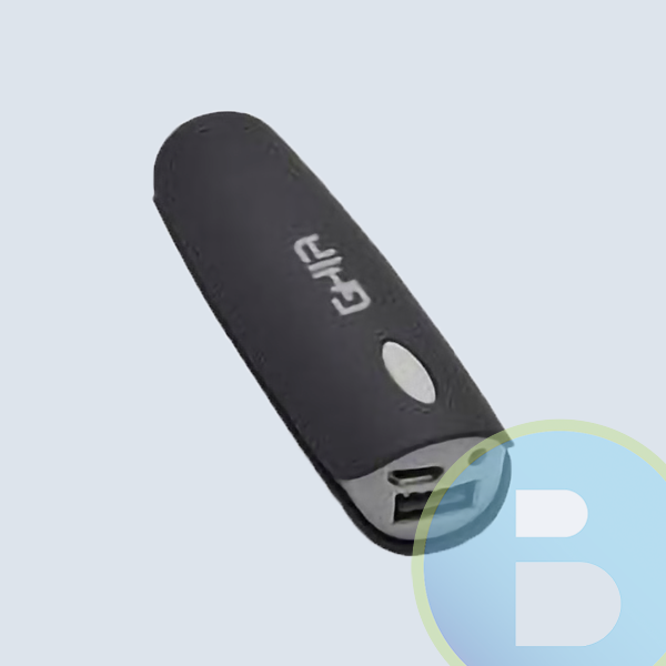 Power Bank Bateria Portátil Ghia Volta, 2500mAh, Negro