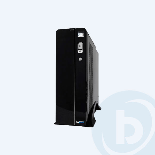 GAPC-301 - Gabinete para PC Acteck Mini Slim Bern ATX TD510, SATA/Molex, 500W, 20+4 Pines, Negro