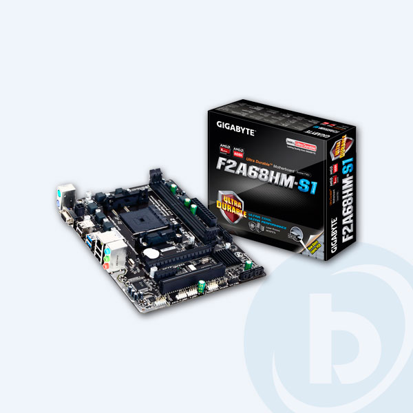 GA-F2A68HM-S1 - Tarjeta Madre GIGABYTE GA-F2A68HM-S1, 2XDDR3, 1 x PCI Express x16 slot