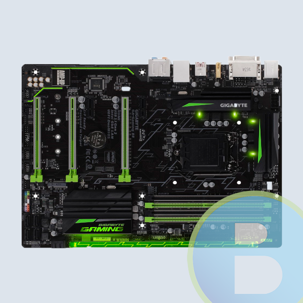 GA-GAMING B8 - MB GIGABYTE GA-GAMING B8 INTEL S-1151 7A. GENERACION/4XDDR4 2400/DVI/HDMI/1X USB 3.1 TIPO-C/5XUSB3.1/ ATX/PC/GAMER