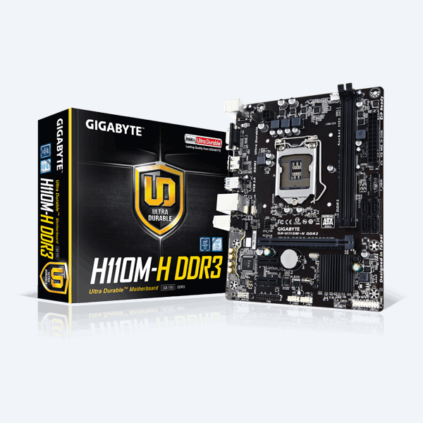 Tarjeta Madre GIGABYTE GA-H110M-H, DDR3, S-1151