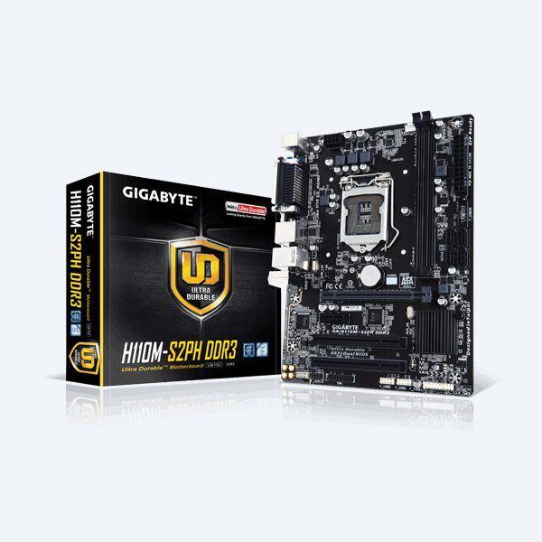 Tarjeta Madre GIGABYTE GA-H110M-S2PH, DDR3, DIMM Socket