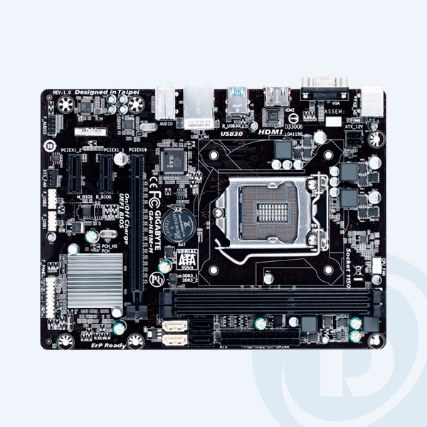 GA-H81M-H - Tarjeta Madre MB-GIGABYTE GA-H81M-H, DDR3, S-1150, PCI