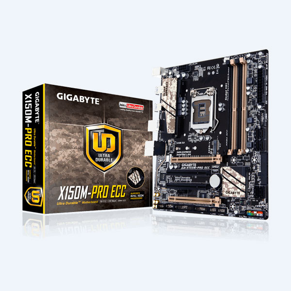 Tarjeta Madre GIGABYTE GA-X150M-PRO ECC, DDR4 DIMM, S-1151
