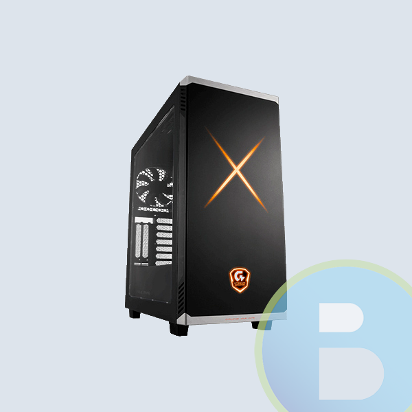 GABINETE GAMING GIGABYTE MOD XC300W/ MEDIA TORRE / ATX/MICRO ATX/MINI ITX/ NEGRO/ SIN FUENTE