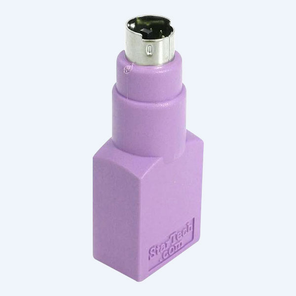 Adaptador StarTech.com, USB a PS/2, Teclado, Morado