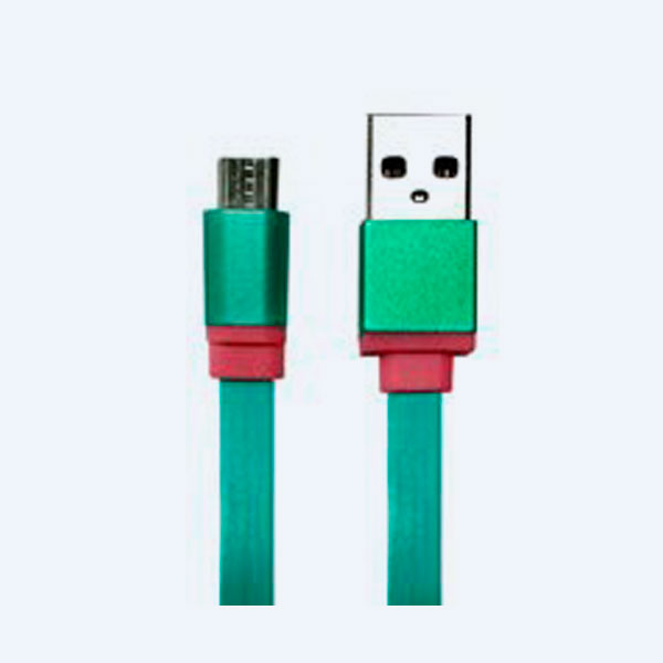 Cable USB Ginga Pop, 1.5 mts, Micro USB/USB, Rosa/Acua