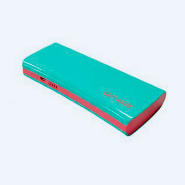 Batería Portátil Ginga Pop, 10000 mAh, iPhone 5-6/Micro USB/iPhone 4, Rosa/Aqua