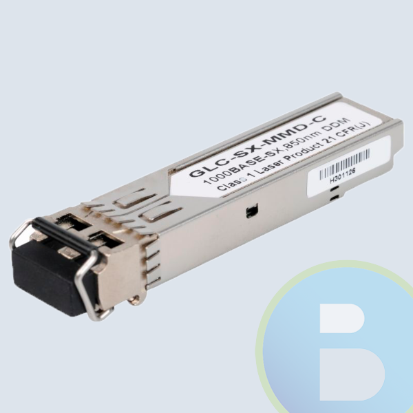 Cisco 1000BASE-SX SFP Módulo Transceptor para MMF GLC-SX-MMD=, 10.000m, 850nm, 1000 Mbit/s