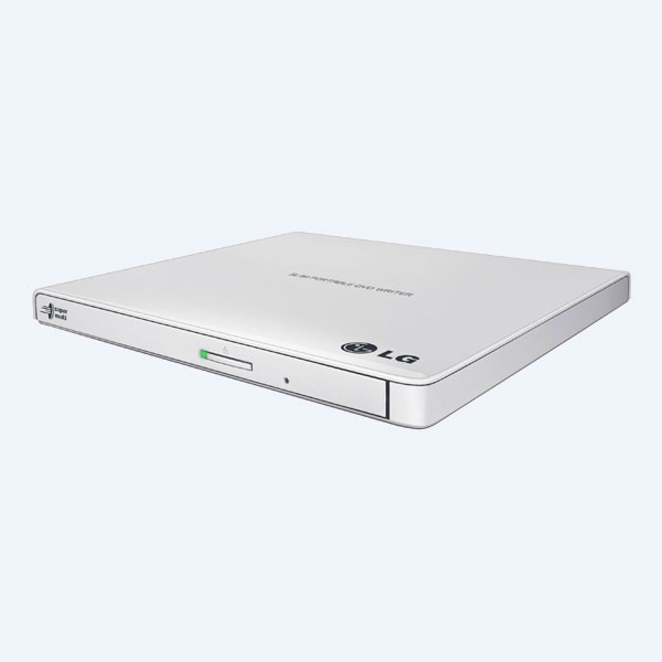 Grabador DVD LG GP65NW60, Externo, 24x, USB 2.0, Blanco