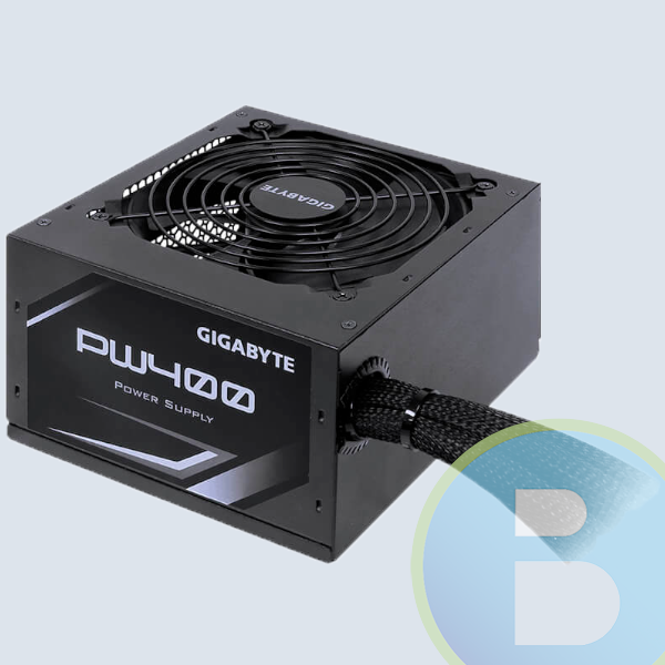 FUENTE DE PODER GIGABYTE ATX/ 400W 80 PLUS/ 1X 20+4 PINES/1X 4+4 PINES/1X PCIE 6+2/3X SATA/2X MOLEX/ VENTILADOR 120MM