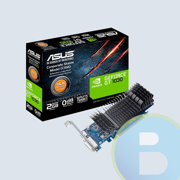 Tarjeta de Video Asus GT1030-2G-CSM, PCIE 3.0, Geforce GT1030 2G, DVI/HDMI