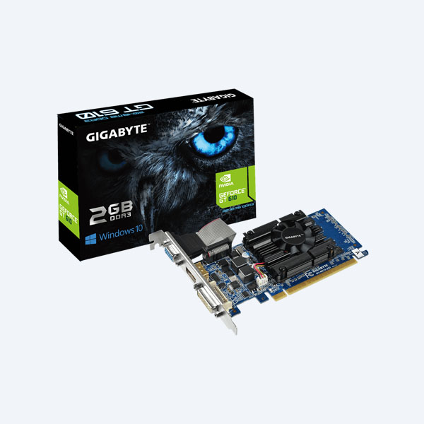 Tarjeta de video GIGABYTE NVIDIA GeForce GT 610, 2GB, 64Bit, DDR3