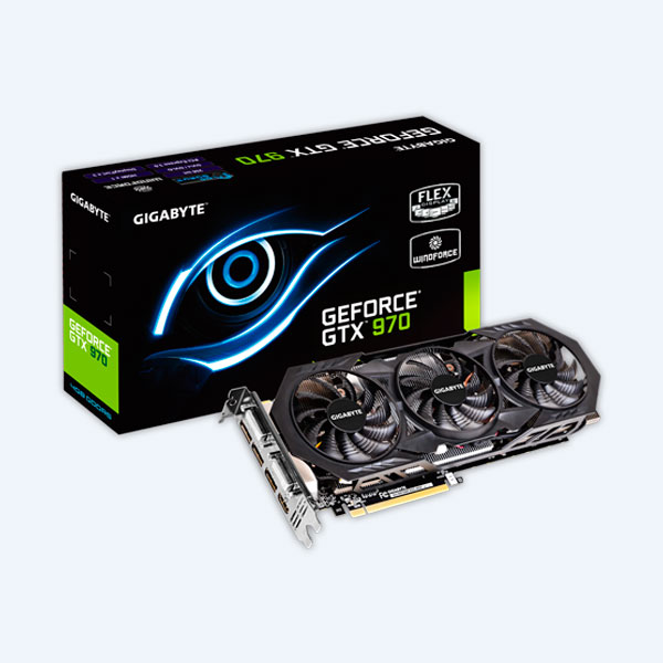 Tarjeta de Video GIGABYTE GV-N970WF3OC-4GD, 4GB, 256Bit, GDDR5