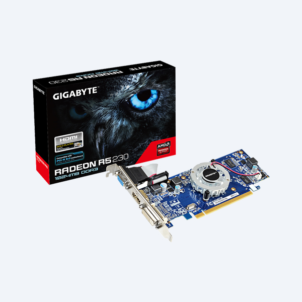 Tarjeta de video GIGABYTE Radeon R5 230, 1GB, 64Bit, DDR3