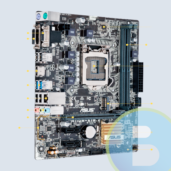 H110M-A/M.2 - Tarjeta Madre Asus H110M-A/M.2, DDR4 2133/VGA/HDMI/DVI/Micro ATX, INTEL S-1151